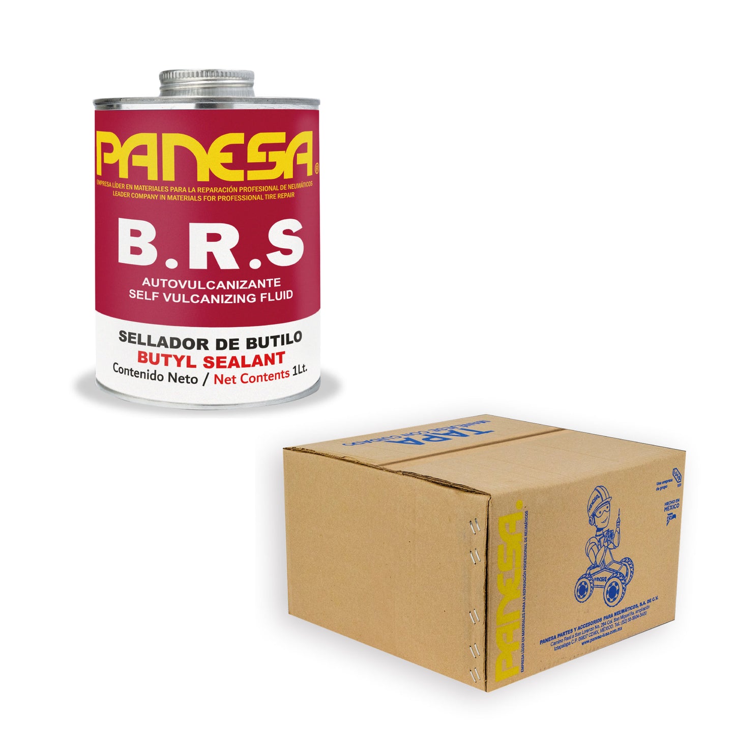 Caja Master de Sellador de Butilo B.R.S. 1lt - Panesa