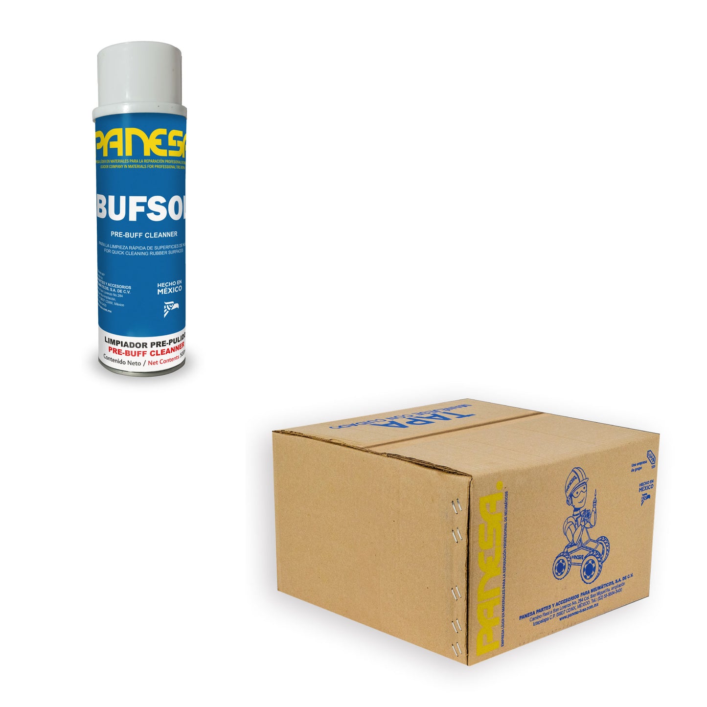 Caja Master de Limpiador Bufsol 500ml - Panesa