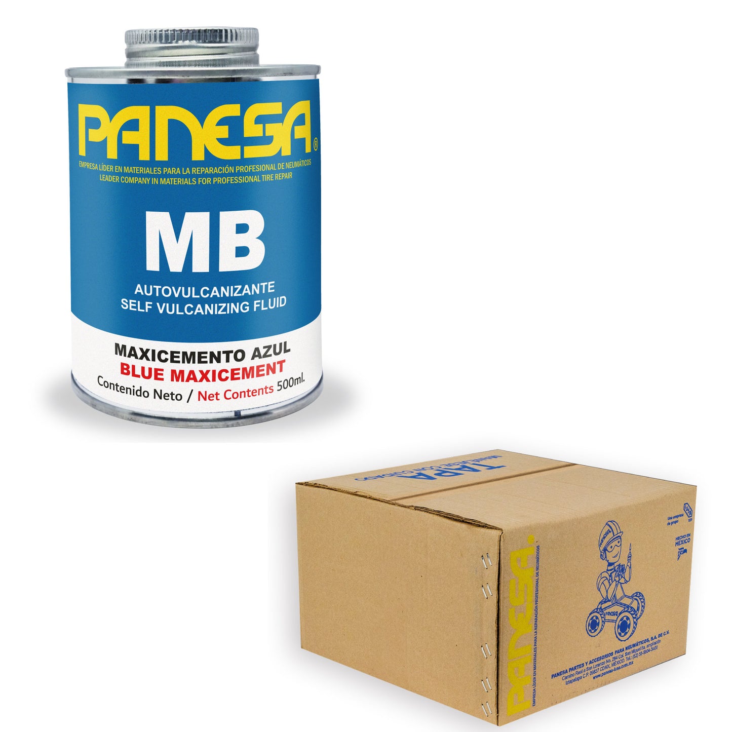 Caja Master de Cemento Químico MB 500ml - Panesa