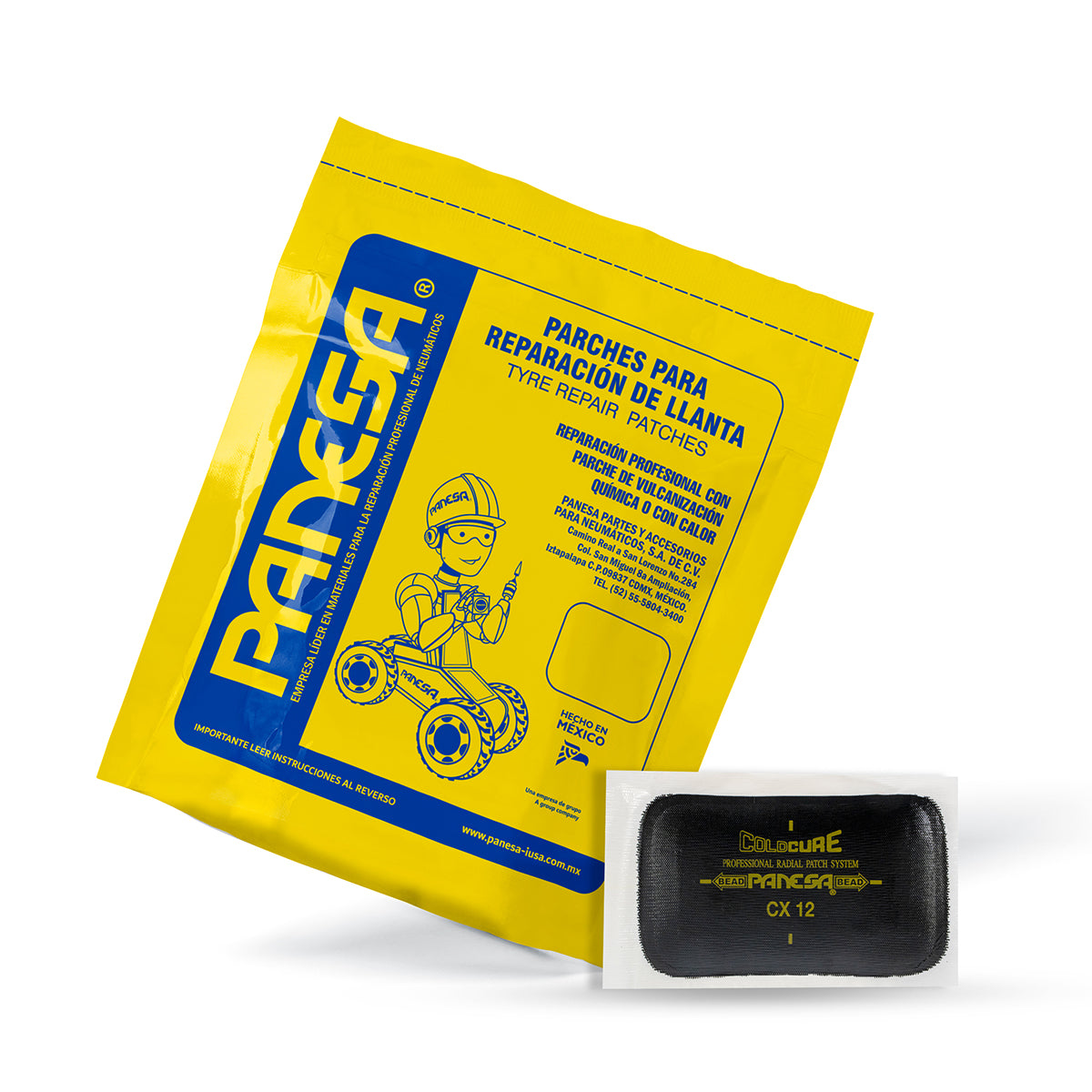 Parches CX-12 Bolsa 50pz - Panesa