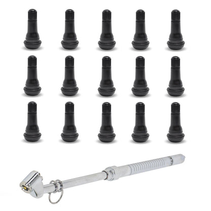 100 Válvulas Tr413 Sellomatica Pivote Rin Universal Panesa + Calibrador Profesional Uso Rudo Medidores De Presión