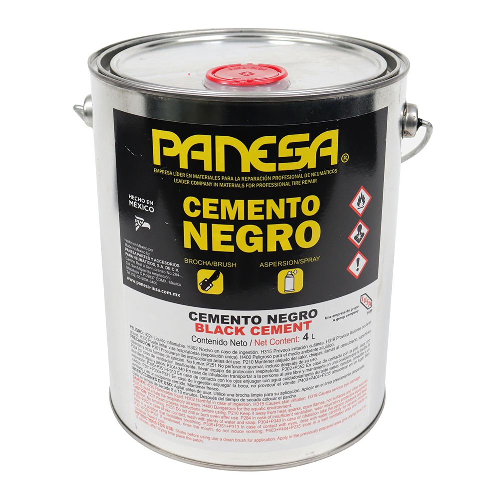 Cemento Negro 4lt - Panesa